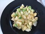 Ensalada de patatas y salmón