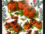 Croquetas de patata rellenas de semillas de calabaza