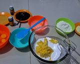Foto langkah ke 1 dari resep Marmer Cake Pandan Cokelat.