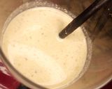 A picture of step 3 of Banana Oreo smoothie.