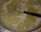 A picture of step 1 of Gur waly chawal.