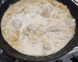 Foto del paso 11 de la receta: Pasta con crema de verdeo y pollo