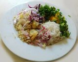 A picture of step 1 of Green nashta/pancakes-vegetable pancake.