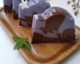 Foto langkah ke 4 dari resep Puding Susu Coklat Taro.