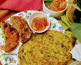 A picture of step 5 of Methi Leaves And Sweet Potato Roti Platter.
