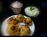 স্টাফ্ড টমেটোর চপ রেসিপি ধাপ - 3 ছবি