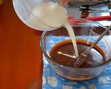 A picture of step 6 of Chocolate Creme Caramel (Chocolate Custard Pudding).