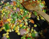A picture of step 3 of Quick Mexican fried rice.