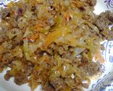 A picture of step 8 of Sausage and slaw.