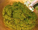 A picture of step 5 of Green Laddoo.