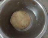 A picture of step 2 of Khoba Roti with Gatta Curry.