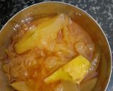 A picture of step 3 of Raw mango sabzi.