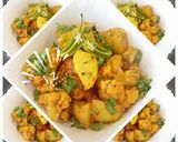 A picture of step 4 of 🥗Aloo Gobhi🥗(cauliflower and potato curry).