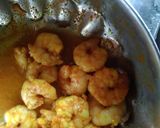 A picture of step 2 of Prawn with mustard sauce.