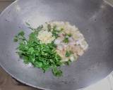Lehsuni methi pithla recipe step 3 photo