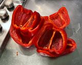 A picture of step 12 of Endive Gratin with Red Bell Peppers, Ham, Honey, and Curry.