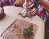 A picture of step 4 of Moroccan Mint Tea.