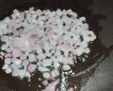 A picture of step 2 of Tarka Aloo Chaana Chaat 😋.