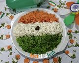 સાત્વિક તિરંગા પુલાવ (Satvik Tiranga Pulao Recipe In Gujarati) રેસીપી સ્ટેપ8ફોટો