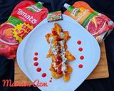 A picture of step 5 of Mayo crispy potatoes.