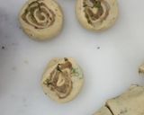 A picture of step 10 of Pinwheel Samosa Roll.