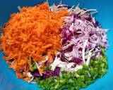 White n purple cabbage coleslaw recipe step 1 photo