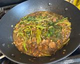 A picture of step 7 of Adobong Kangkong (water spinach).