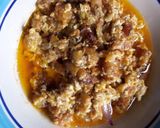 A picture of step 2 of Plantain and egg source.