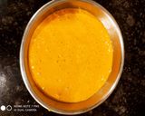 A picture of step 3 of Khaman dhokla.