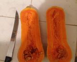 A picture of step 1 of Butternut chapati.