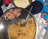 A picture of step 3 of Chicken dum biryani.