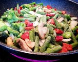 Foto del paso 1 de la receta: Wok de verduras y pollo