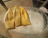 A picture of step 7 of Oat and Sweet Corn Tamales.