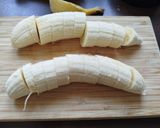 Une image de l'étape 1 de Smoothie Banane-Fraise à la vanille.