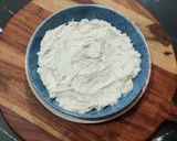 A picture of step 3 of Hung curd cucumber dip.