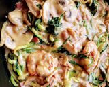 Foto del paso 4 de la receta: Espaguetis de calabacín con Toowoomba pasta (coreana) Keto
