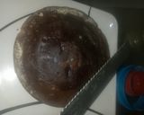 A picture of step 8 of Vanilla chocolate checker board cake.