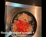 A picture of step 3 of Egg lababdar.