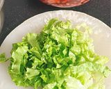 Hình bước làm 2 của món Salad tôm - đậu gà