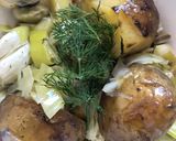 A picture of step 6 of Potatoes and broad beans - vegan.