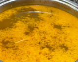 Foto del paso 1 de la receta: Arroz caldoso de rape, gambones y almejas (receta Portuguesa, "Arroz de Tamboril")