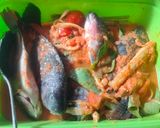 Foto langkah ke 2 dari resep Pepes ikan dan jamur.