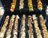 A picture of step 3 of Mike's Chicken Shish Kabobs.
