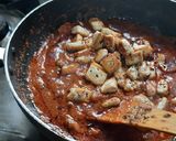 A picture of step 7 of Dhaba style spicy kadai paneer.