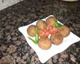 A picture of step 4 of Chicken noodles balls # Ramdanki tayari.