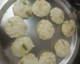 A picture of step 2 of Sabudana tikki.