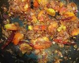 A picture of step 11 of Shahi lauki ke kofte with plain rice.