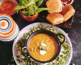 A picture of step 4 of Healthy Pav bhaji masala (palak pav bhaji).