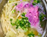 Hình bước làm 5 của món Lẩu chao sa tế má đùi gà