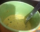 A picture of step 2 of Methi mug cake.